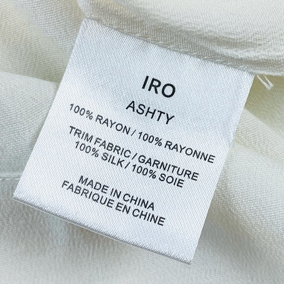 IRO • Off White Ashty Long Sleeve Blouse - Picture 14 of 16